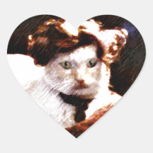 Chouchou, Cat_ Autocollants