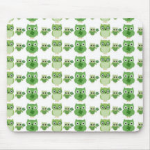 Chouettes épervières de St Patrick 1 Tapis De Souris