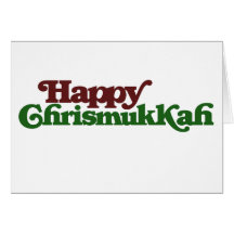 Chrismukkah heureux carte de vœux