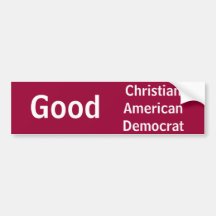 ChristianAmericanDemocrat, bon Autocollant Pour Voiture