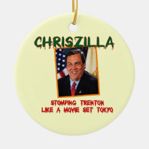 ChrisZilla - ornement de Gov. Chris Christie