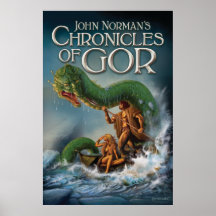 Chronicles d'affiche de Gor - bêtes de Gor