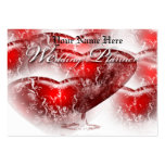 chubbybusinesscard de mariage, mariage bindertext3 modèle de carte de visite