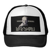 Churchill sur des conservateurs et des libéraux casquette de camionneur