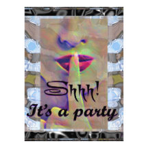 Chut ! C'est un invitation de fête