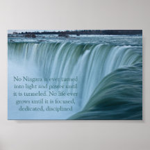 Chutes du Niagara consacrées et disciplinées Posters