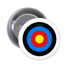 Cible de tir à l'arc badge avec épingle