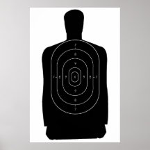 Cible d'humain de police poster
