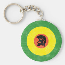 Cible Keychain de mod de la Jamaïque Porte-clé