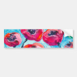 Ciel de pavot - art floral autocollants pour voiture