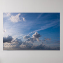 Ciel italien nuageux - une plus grande vue affiche
