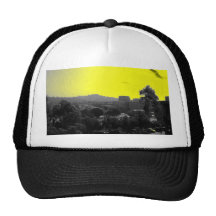 Ciel jaune casquettes de camionneur
