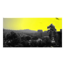 Ciel jaune photocarte