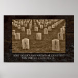Cimetière national de Rosecrans de fort Posters