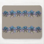 Cinq fleurs tapis de souris