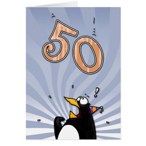 cinquantième anniversaire - carte de surprise de p