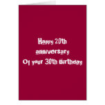 cinquantième Anniversaire Cartes