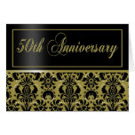cinquantième Invitation de fête d'anniversaire (Ch Cartes