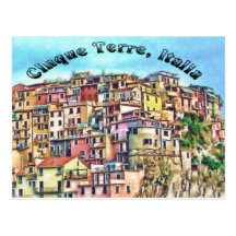 Cinque Terre, Italie Carte Postale