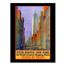 Cinquième Avenue New York Carte Postale