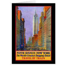 Cinquième Avenue New York Cartes De Vœux