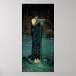 Circe Invidiosa, château d'eau de JW, cru victorie Affiche