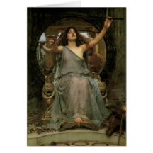 Circe offrant la tasse à Ulysse par le château d'e Carte De Vœux
