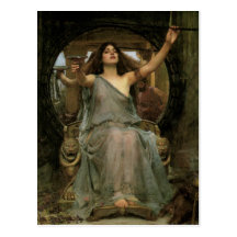 Circe offrant la tasse à Ulysse par le château d'e Cartes Postales