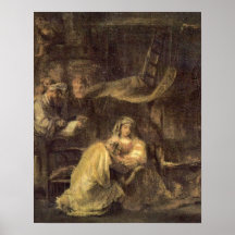 Circoncision par Rembrandt Harmenszoon van Rijn Affiche