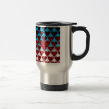 circuit d'amour, rouge tasse à café