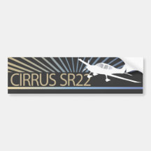 Cirrus SR22 Autocollant Pour Voiture