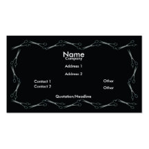 Ciseaux Cartes De Visite Personnelles