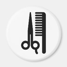 Ciseaux et peigne magnets