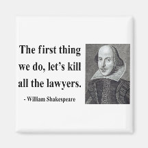 Citation 4b de Shakespeare Aimants Pour Réfrigérateur