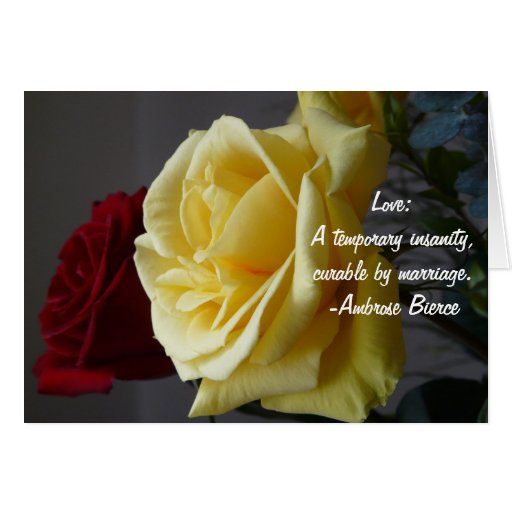 Citation d'amour : Anniversaire heureux+Rose jaune Carte De VÅ“ux