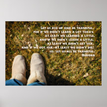 Citation de Bouddha Posters