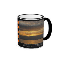Citation de coucher du soleil et de Hugo Mugs À Café