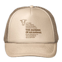 Citation de droits des animaux casquette de camionneur