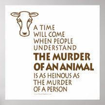 Citation de droits des animaux poster