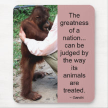 Citation de Gandhi : Animaux Tapis De Souris