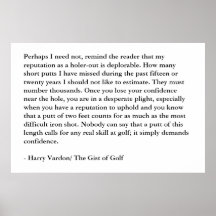 Citation de golf : Holer-Out Poster
