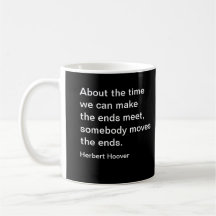 Citation de Herbert Hoover d'affaires Tasses À Café