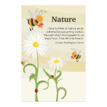 Citation de nature - George Washington Tailleur posters
