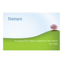 Citation de nature - Zénon d'Elea posters