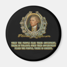 Citation de Thomas Jefferson : Gouvernement et les Aimant