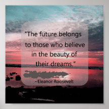 Citation d'Eleanor Roosevelt Posters