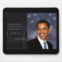 Citation d'Obama Tapis De Souris