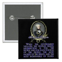 Citation du marquis De Lafayette sur l'insurrectio Pin's