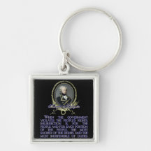 Citation du marquis De Lafayette sur l'insurrectio Porte-clefs