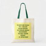 Citation inspirée de professeur sac de toile